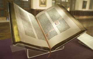 Gutenberg Bible in New York Public Library