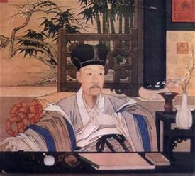 silk screen of Qianlong - Emperor