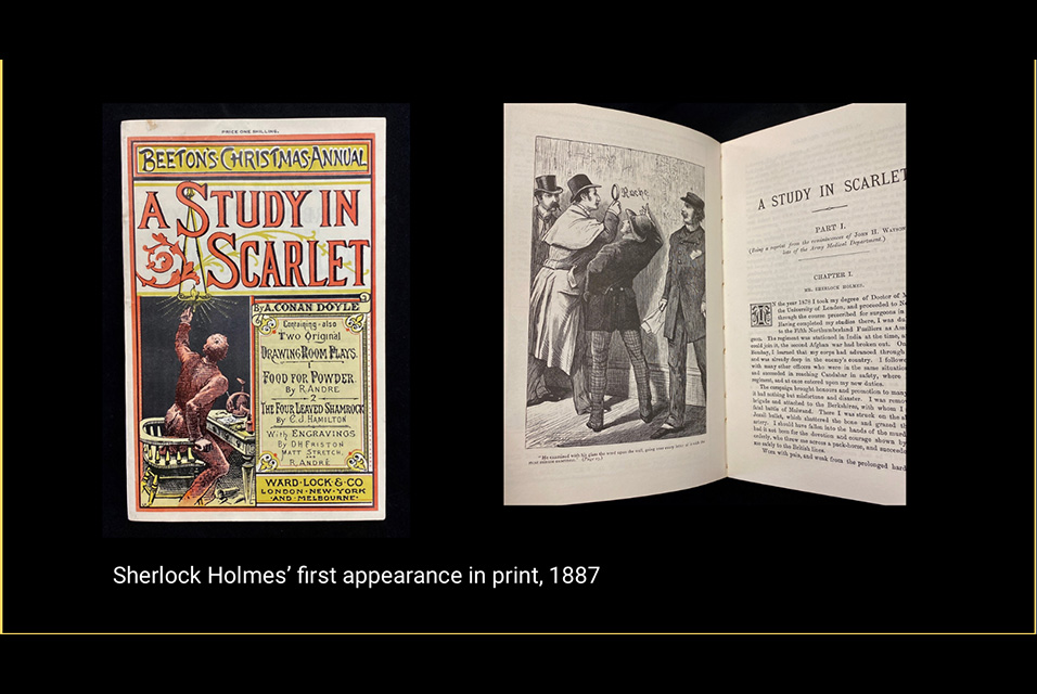 cover of first issue of Study in Scarlett with Sherlock Holmes