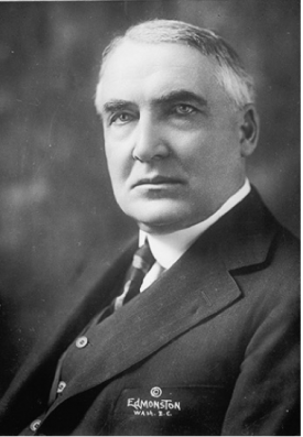 portrait of Warren Harding