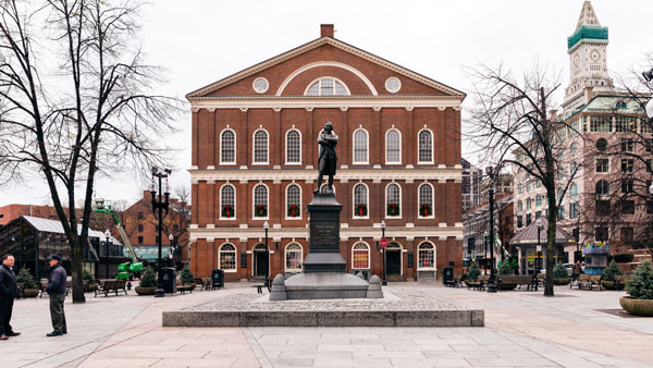 Faneiul Hall in Boston, MA. Faneiul Hall in Boston, MA.