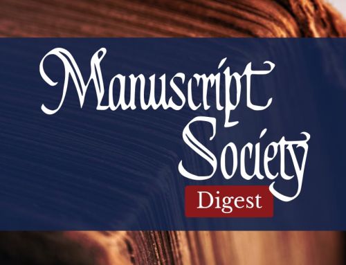 Manuscript Society Digest: August-September 2022